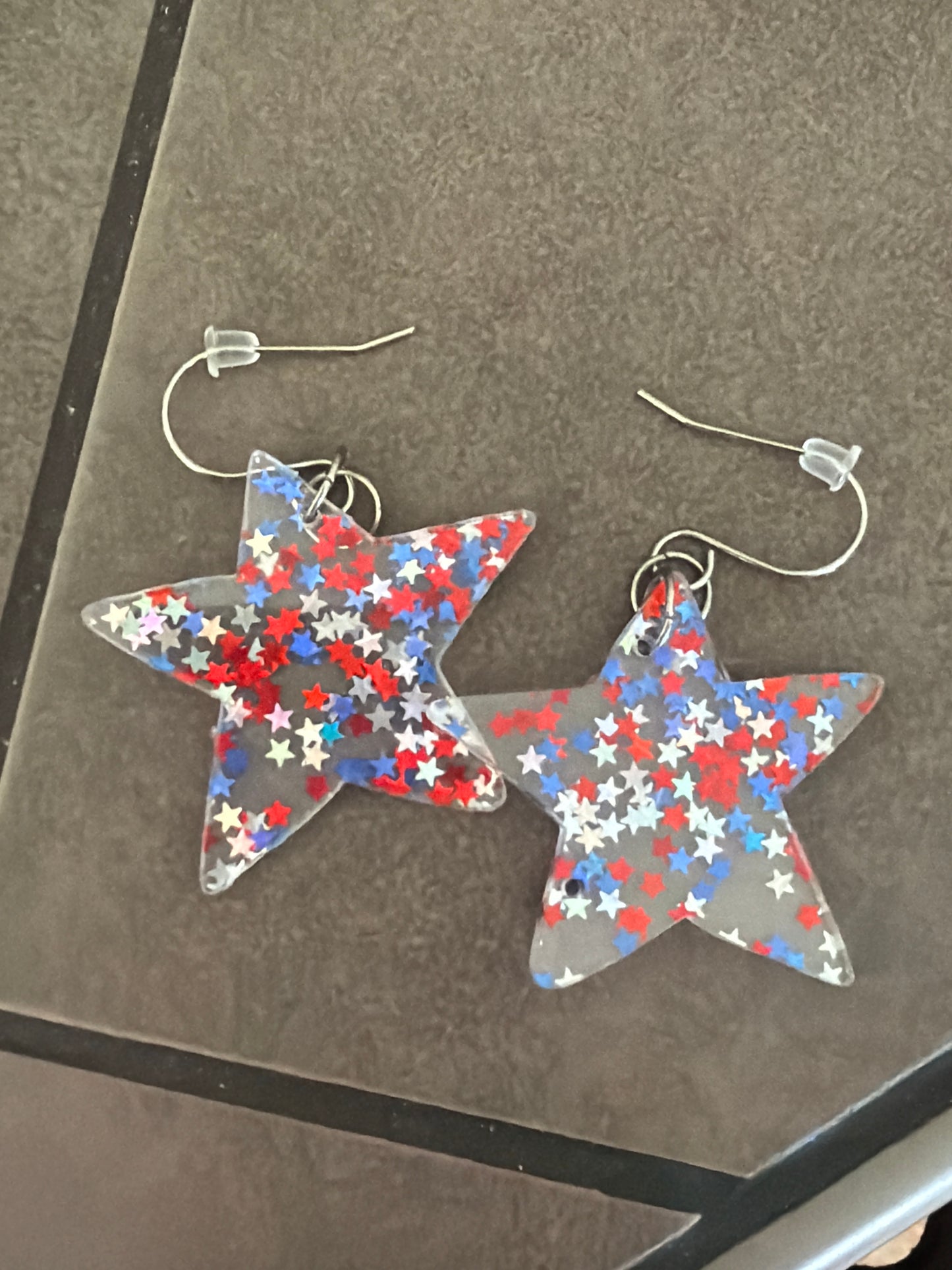 StarShine acrylic earrings