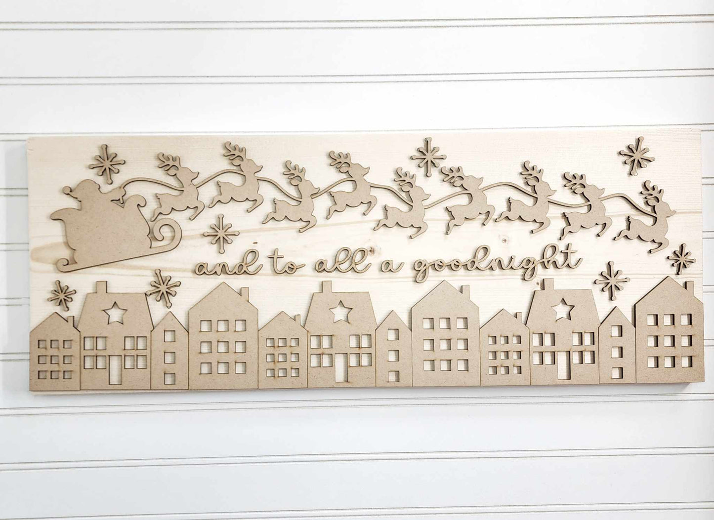 Twas the Night Before Christmas Mantel Sign