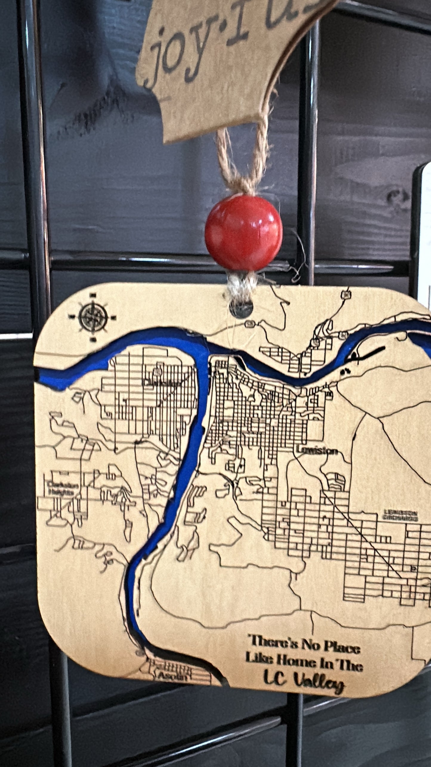 LC Valley Map Ornament