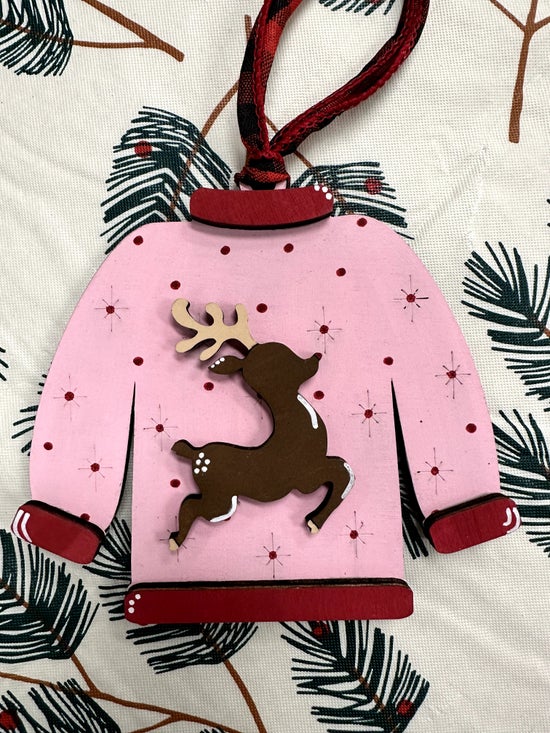 Ugly Sweater Ornaments