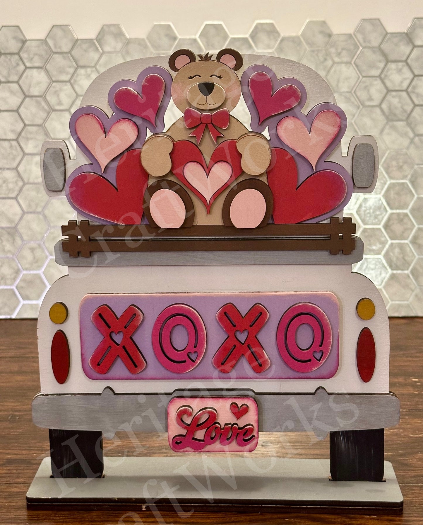 Valentines Bear Add-on Set