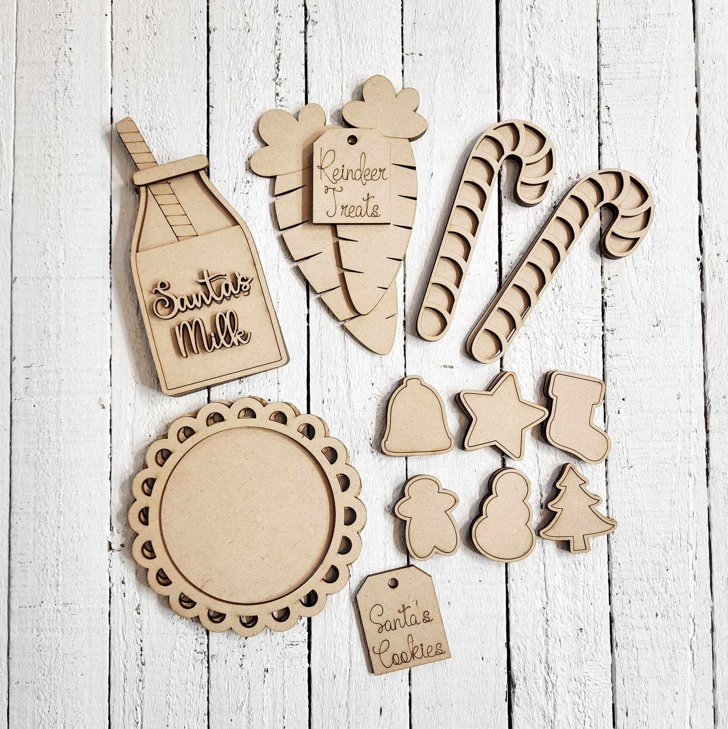 Twas the Night Before Christmas Milk and Cookies set