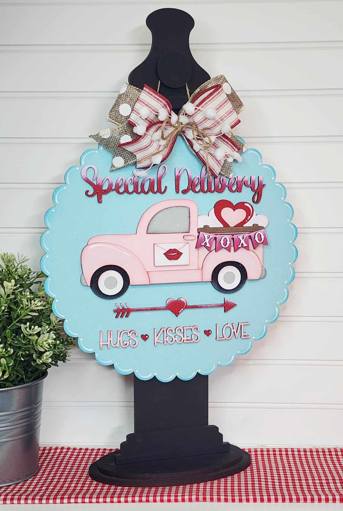 Special Delivery Valentines Truck Doorhanger