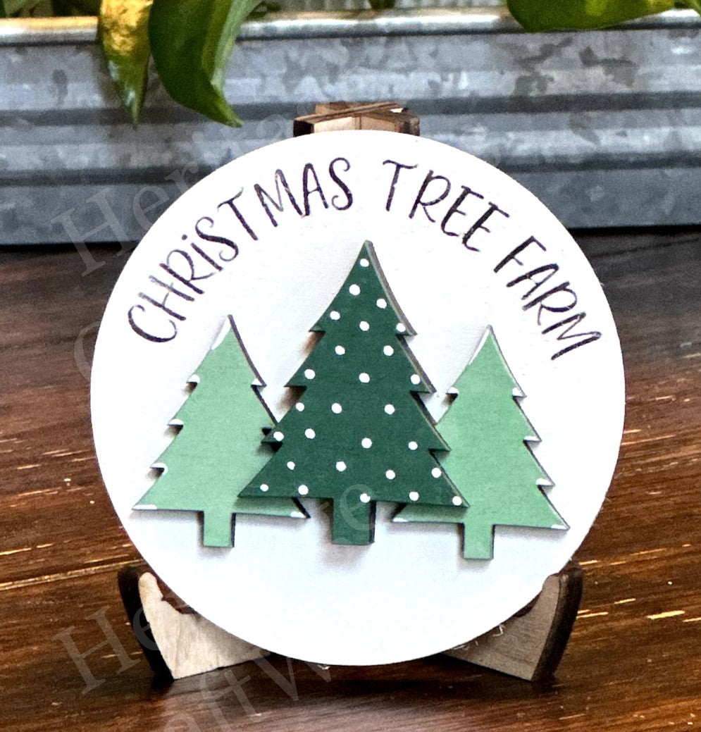 3" Round Inserts - CHRISTMAS Collection