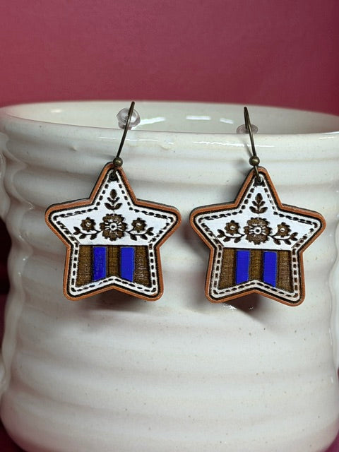 Americana Earrings | 250th Birthday | 4th Of July Style
