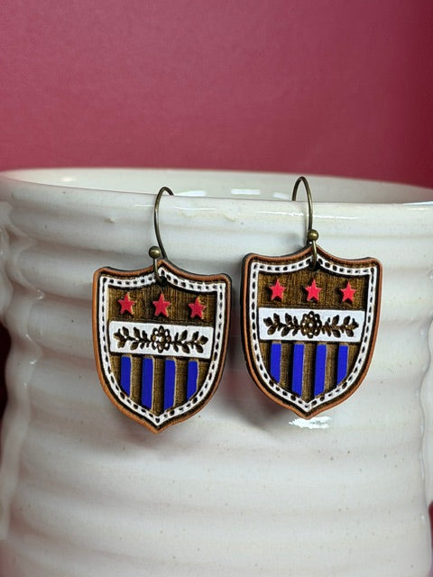 Americana Earrings | 250th Birthday | 4th Of July Style