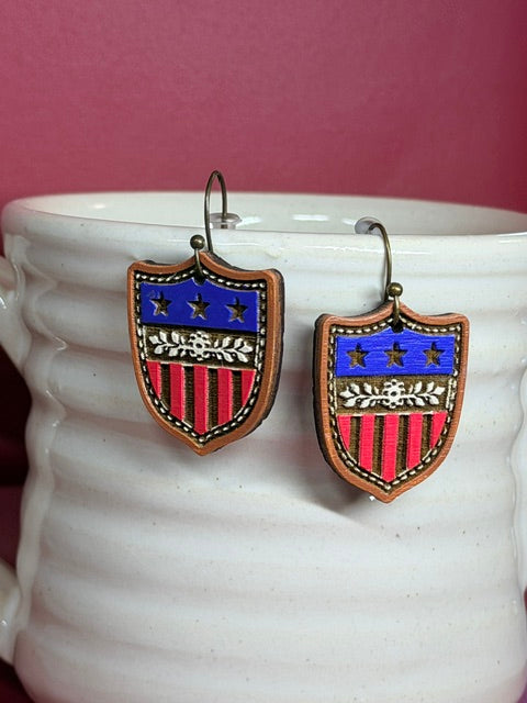 Americana Earrings | 250th Birthday | 4th Of July Style