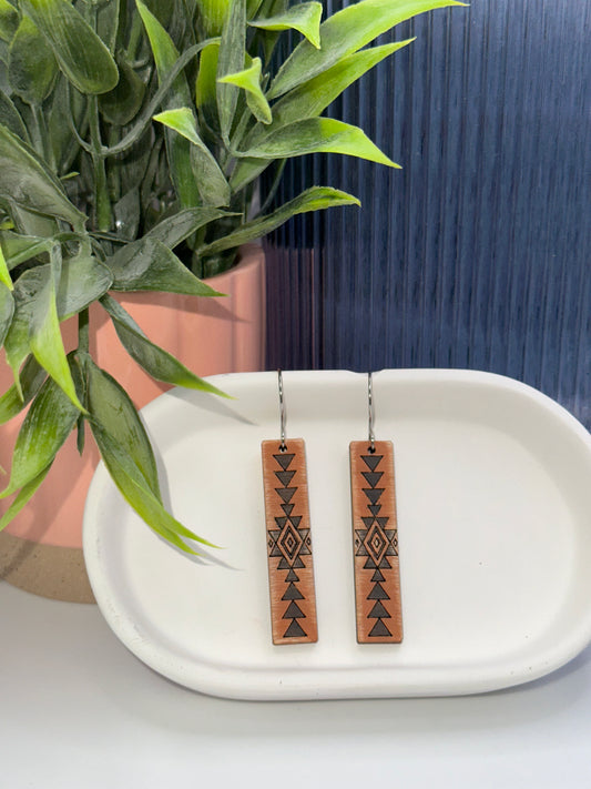 Western Geometric Print Bar