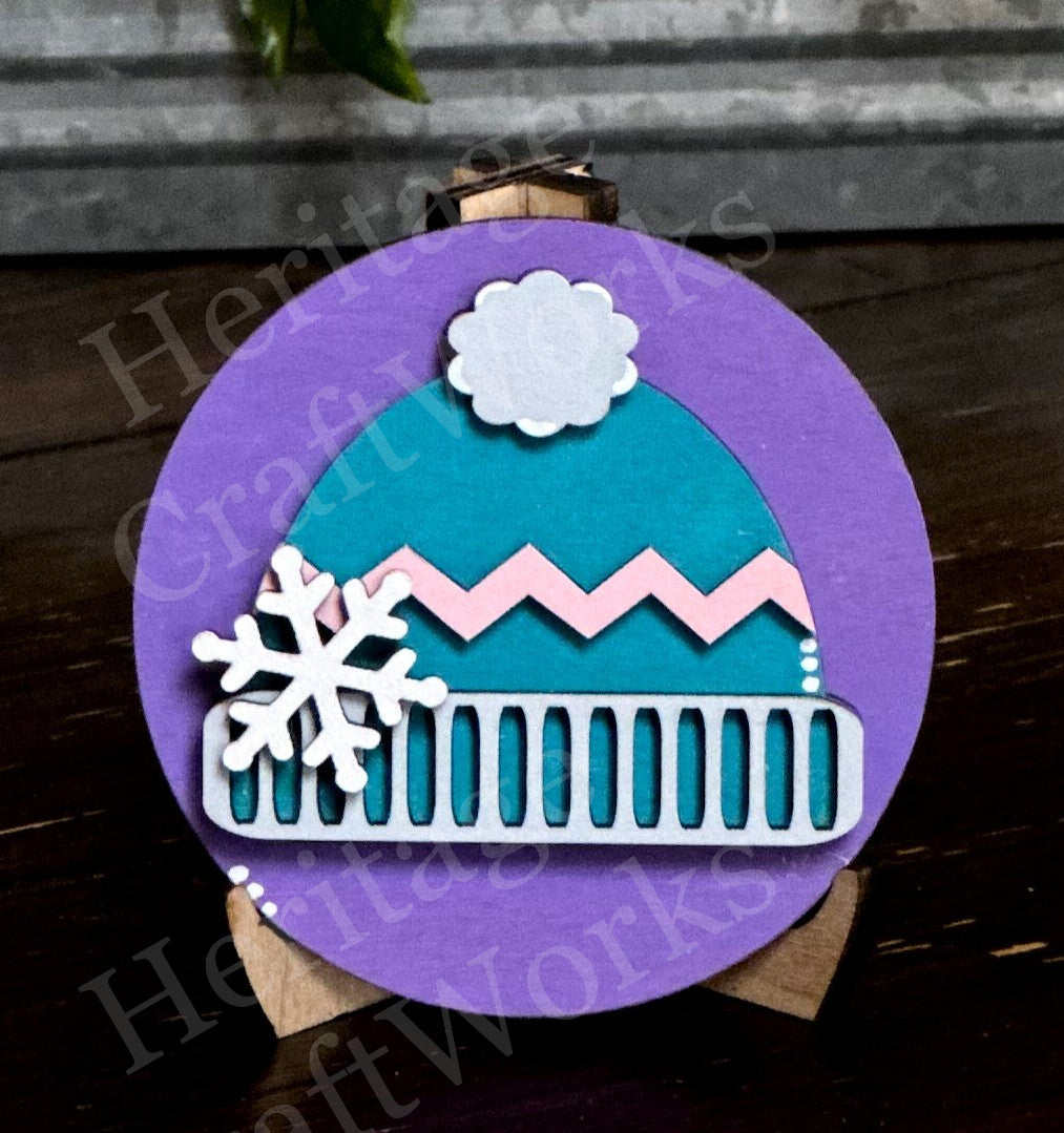 3" Round Inserts - WINTER Collection (January, February)