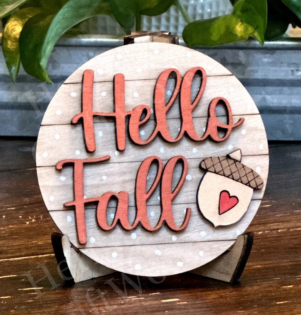 3" Round Inserts - FALL Collection (Sep - Nov)