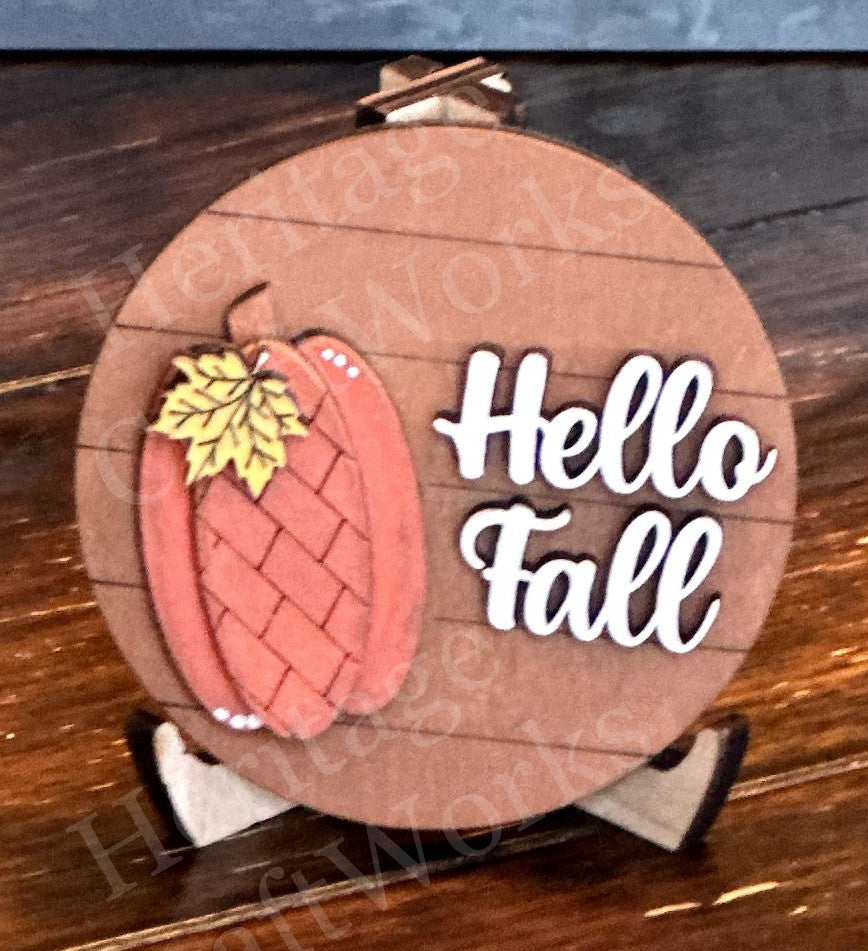 3" Round Inserts - FALL Collection (Sep - Nov)