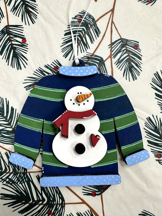 Ugly Sweater Ornaments