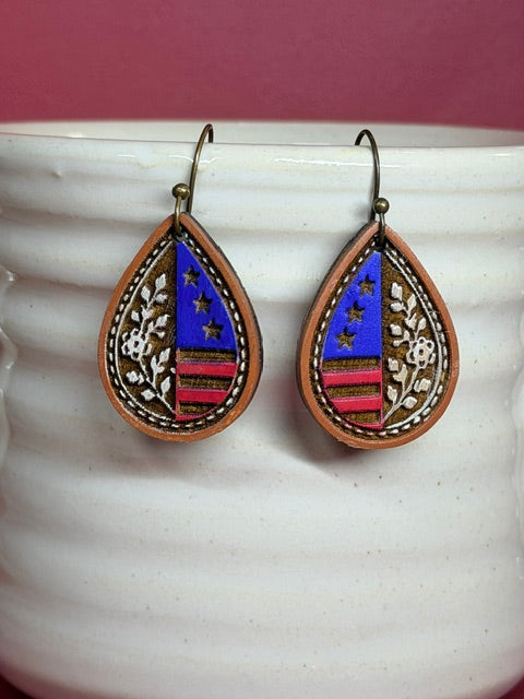 Americana Earrings | 250th Birthday | 4th Of July Style