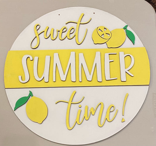 Sweet Summer Time Sign