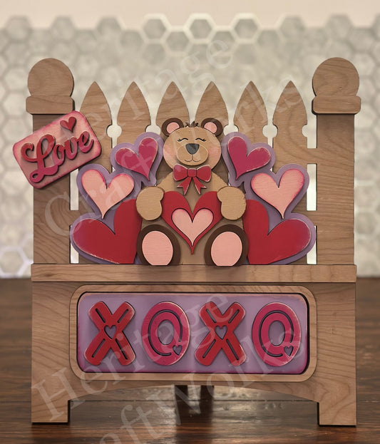 Valentines Bear Add-on Set